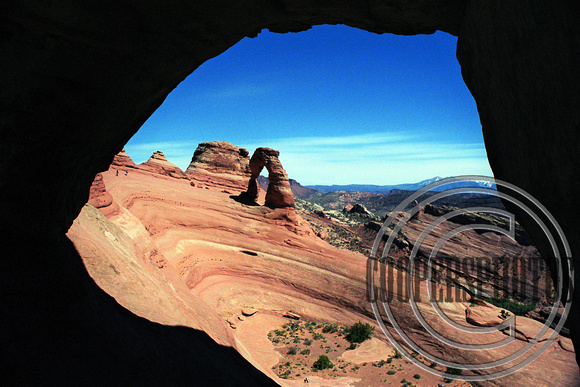 Delicate Arch see through
