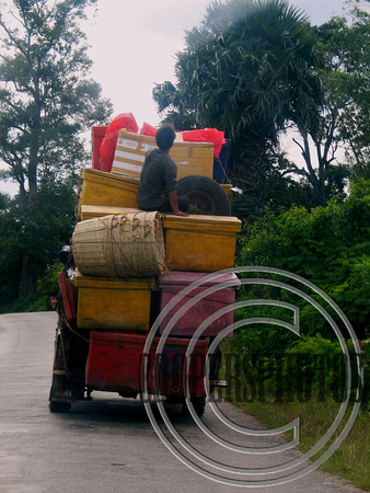 Overloaded and Off-Balance truck
