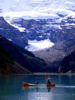 Canoeing Lake Louise